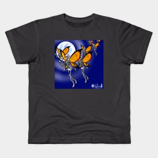 Ghost Fairies in the Sky Kids T-Shirt